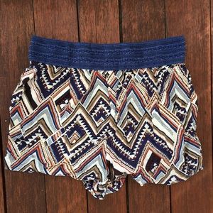Aztec Printed Soft Shorts
